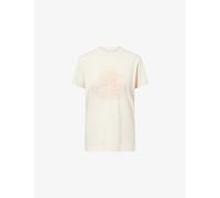 Isabel Marant Etoile Womens Isabel Marant Etoile Zoeline Graphic-Print Cotton T-Shirt Ecru L
