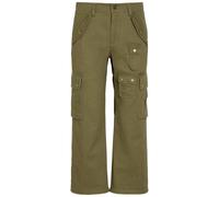 Isabel Marant Josine Twill Cropped Cargo Trousers - Khaki - 38 (UK10 / S)