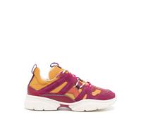ISABEL MARANT Kindsay panelled leather sneakers - Purple 40
