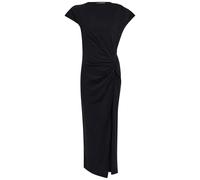 Isabel Marant Nadela Gathered Cotton Midi Dress - Black - L (UK14 / L)