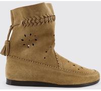 ISABEL MARANT Welky Perforated Suede Ankle Boots - Size: 39 - female