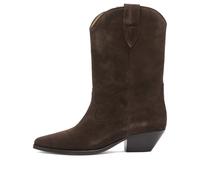 Isabel Marant Women's Duerto Suede Cowboy Boot Chocolate