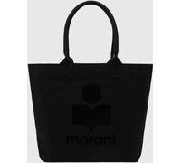 ISABEL MARANT Yenky Cotton Tote Bag with Double Handle and Tone-on-Tone Logo