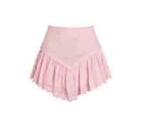 Isabel Marant Zoelia Embroidered Cotton and Silk-blend Mini Skirt - Pink - 34 (UK6 / XS)