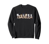Isabella Cat Trees - Personalized Cute Name Word Art Sweatshirt