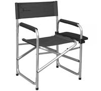 Isabella Lightweight Dark Grey Aluminium Folding Directors Chair Side Table