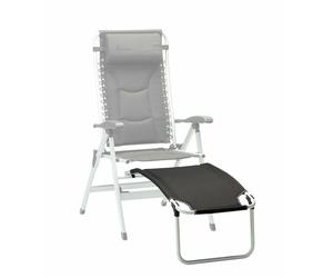 Isabella Lightweight Alloy Folding Footrest for Camping Chair - Dark Grey