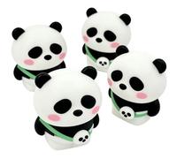ISABELLA MOON 4pcs Mini Pencil Sharpener Mini Friends Ideal Pencil Sharpener for Kids Easy Grip Sharpens Pencils and Crayons - Stationery for School and Office Unicorn cat Paws (Panda)