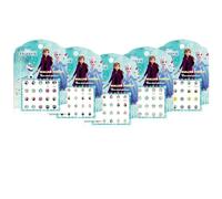 ISABELLA MOON 5 Sheets Toddlers Princess Elsa Minnie Kids Girls Nail Stickers Earring Stickers Art Decal Party Bag Fillers Decor for Kids Girls Birthday Gift (Elsa Earring Stickers)