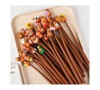 ISABELLA MOON 5pcs Cute Pens, Capybara Unicorn Pop hunters Panda Shaking Cartoon 0.5mm Gel for Planning School Classroom Studying Note Taking Journaling Work office stationary (Capybara（Random style）)