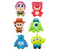 ISABELLA MOON 6PCS Toy Princess FRIDGE MAGNET Kids Memo Party Bag Fillers Board 3D Action Figures Gift Refrigerator sticker (TOY)