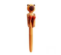 ISABELLA MOON Capybara Unicorn Character Boxing Pen, Capybara Gel Pen Set Fun Confrontation Children's Ballpoint Pen for School, Office, Stationery (Capybara)