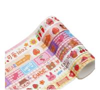 ISABELLA MOON Cute Cartoon Tape Set 6/10 Rolls Bright Colors Kawaii Capybara Masking Graphic Decorative Tapes for Arts, DIY Crafts, Journals, Planners, Scrapbook, Wrapping (Cute 6pcs)