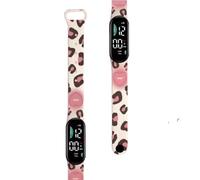 ISABELLA MOON Kids Watch, Digital LED Watch for Boys Girls Kids Sport Watch, Soft Silicon Wrist Digita (Heart)