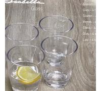 Isabella Polycarbonate Tumblers Glassess 4pc Set Camping Caravan Motorhome NEW