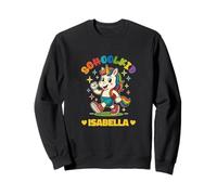 Isabella schoolkid Rainbow Unicorn Design personalized Sweatshirt