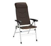 Isabella Thor Lightweight Alloy Folding Reclining Camping Chair - Brown