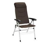 Isabella Thor Lightweight Alloy Folding Reclining Camping Chair - Brown