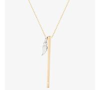 Isabella Verona Gold tone Bar and Wing Pendant NES-971-1