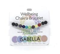 Isabella - Wellness Chakra Bracelets to Help Balance Your Mind and Body Using The All Powerful Force of Nature VIA Stones for Healing Power