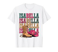 Isabella Western Cowgirl Country Personalized Birthday T-Shirt