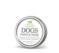 Isabella's Clearly PAWS for DOGS, Soothing Balm for Dry, Irritated, Red Itchy Paws and Noses | Moisturize and Protect with Aloe, Vitamin E, Shea Butter | Natural Pet Products Made in USA (Unscented)