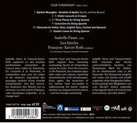ISABELLE FAUST / FRANCOIS-XAVIER ROTH - STRAVINSKY VIOLIN CONCERTO & CHAMBE