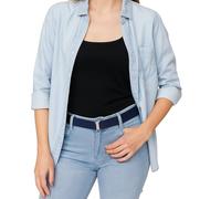 isABelt FABRIC Belt | 1" Magnetic Buckle - Blue -