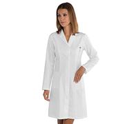 Isacco Valencia Women's Coat Slim White White, White, S, 100% Cotton, 100% Cotton - 190 g/m²