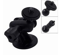 iSaddle CH01C 1/4" Thread Camera Mount Holder Mini Adhesive 16mm Base - Dash Cam Permanent Tripod Windshield/DashBoard Mount Holder Fit Sony/Ricoh/HP/GoPro/Oculus(M4 M6 Screw Join Ball Included)