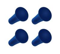 iSaddle Rubber Cap for X-Grip Mount Holder Compatible With RAM Bicycle Motorcycle Phone Holder Stand - Non-Slip Bracket Replacement Rap-UN-Cap-BLUEU (4PCS Blue)