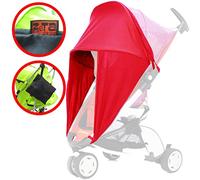iSafe Sunny Sail - Red for Chicco Echo Stroller (Garnet)