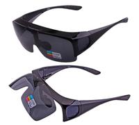 iSafety Sunglasses for After Cataract Surgery, Dark Glasses for After Eye Surgery, Lasik Sunglasses, Black -, Black