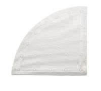 Isagi Non Slip White Quadrant Shower Mat 60 x 60cm