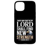 Isaiah 40:31 Christian Eagle New Strength Bible Case for iPhone 15 Plus