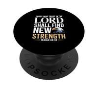 Isaiah 40:31 Christian Eagle New Strength Bible PopSockets Adhesive PopGrip