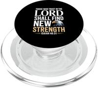 Isaiah 40:31 Christian Eagle New Strength Bible PopSockets PopGrip for MagSafe
