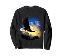 Isaiah 40:31 Mount Up Wings as Eagles Christian Bible Verse Sweatshirt