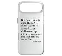 Isaiah 40:31 Mount Up With Wings As Eagles Bible Verse Pray Case for iPhone Air