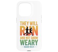 Isaiah 40:31 - They will run & not grow weary Case for iPhone 15 Pro