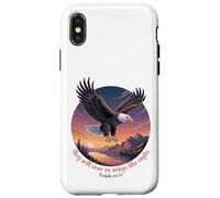 Isaiah 40:31 - They will soar on wings like eagles Case for iPhone X/XS