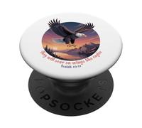 Isaiah 40:31 - They will soar on wings like eagles PopSockets Adhesive PopGrip