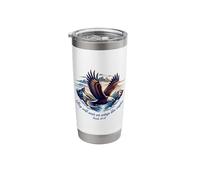 Isaiah 40:31 - They Will soar on Wings Like Eagles Stainless Steel Insulated Tumbler