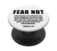 Isaiah 41:10 Fear Not Bible Promise of Protection & Blessing PopSockets Adhesive PopGrip