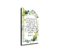 Isaiah 41 10 Scripture Poster Fear Not For I Am With You Christian Wall Decor Bible Verse Print for Bedroom Living Room Office Church Home(Unframed,16x24inch(40x60cm))