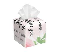 Isaiah 4110 High-End Fashion Square Leather Tissue Box Cover, Cube Tissue Box Holder, for Table