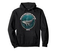 Isaiah 43 2 whale ocean Christian faith Bible verse Pullover Hoodie