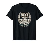 Isaiah 43 2 When You Pass Through The Waters Swim T-Shirt