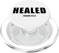 Isaiah 53:5 Bible Verse Promise of Healing and Health Faith PopSockets PopGrip for MagSafe