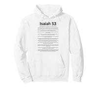 Isaiah 53 in the KJV (black text) Pullover Hoodie